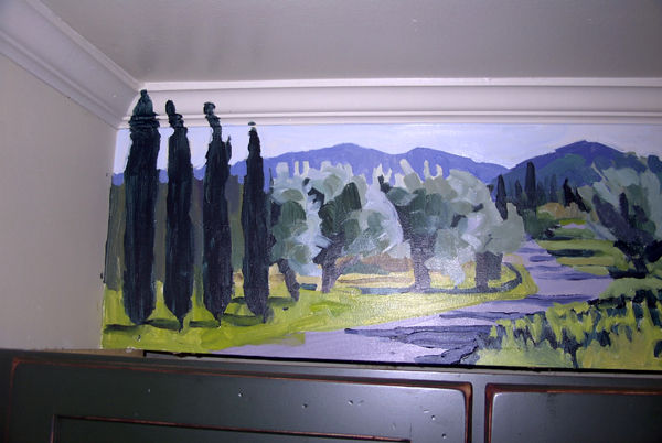 Bulk Head Panoramic, road detail