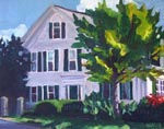 Martha's Vineyard House Portrait, by K.G. Rickman